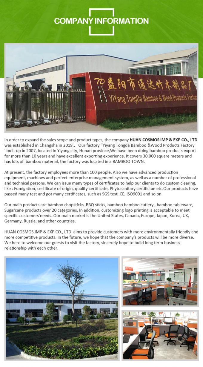 Tensoge Runde Stäbchen Panda Mitnahme-Lebensmittel Verpackung Ramen Sushi Restaurant Bambusstäbchen 13