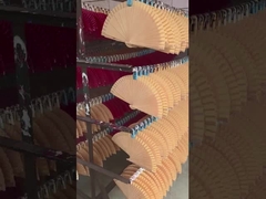 Zwei-seitige kundenspezifische Bamboo-Akordion-Fans