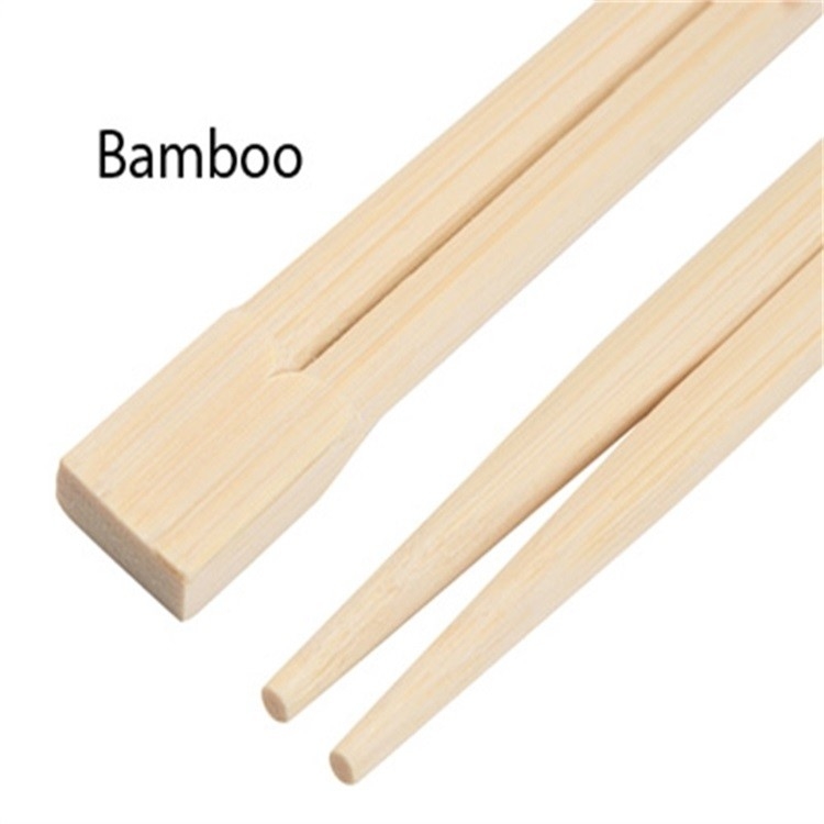 Custom Disposable Bamboo Chopsticks Natural Color A AB Grade for Restaurant
