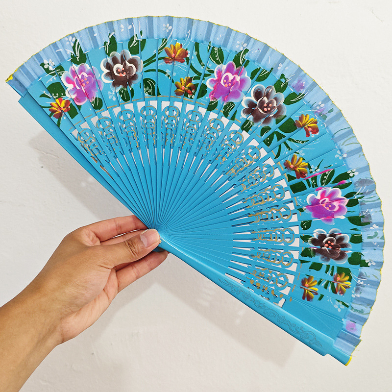 2025 New Arrival Customized Printing Bamboo Hand Fan with Pantone Color and Multiple Sizes for OEM Service