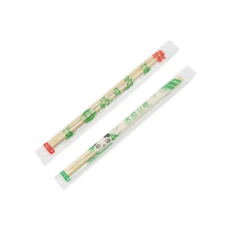 Reusable Boutique Round Stick Bamboo Chopsticks in Natural Bamboo Color